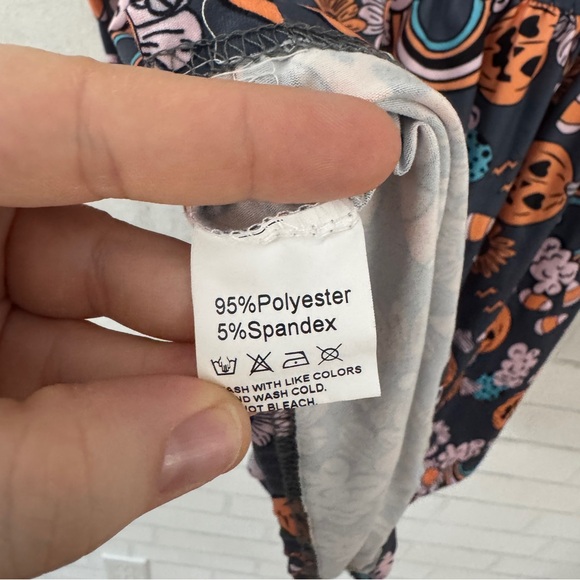 Girl’s Halloween Dress with Bow - Gray and Orange - Picture 8 of 8